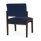 Lesro Lenox Armless Guest Chair, 22.5 in W 26 in L 31.5 in H LW1102 - alternate 2